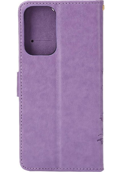 Samsung Galaxy A73 5g Manyetik Kapatma Pu Deri Kickstand Için Filp Durumda (Yurt Dışından)