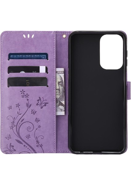 Samsung Galaxy A73 5g Manyetik Kapatma Pu Deri Kickstand Için Filp Durumda (Yurt Dışından)