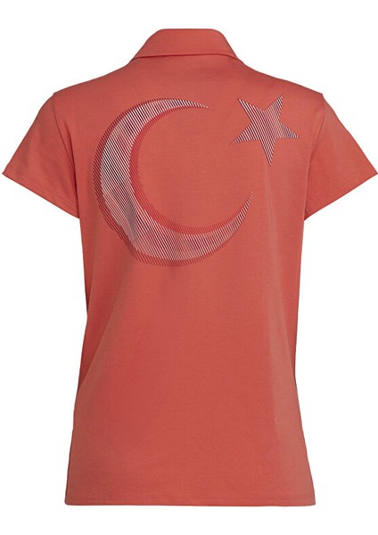 Turkiye Polo W Türkiye Kadın Antrenman Polo Tişörtü JG8872 Kırmızı fiyatları