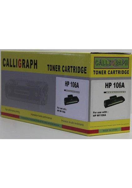 Callıgraph Hp W1106A (106A) Sıyah Toner 1.000 Sayfa