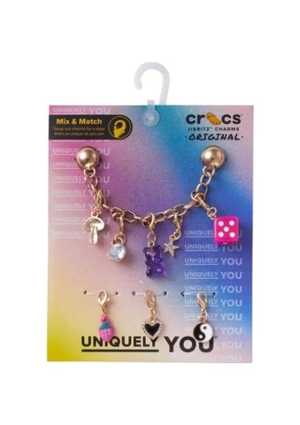 Jibbitz Custom Charm Chain 5 Pack Charms