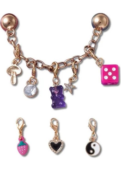 Jibbitz Custom Charm Chain 5 Pack Charms