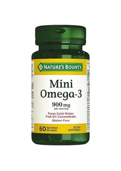 Mini Omega-3 900 Mg Takviye Edici Gıda 60 Tablet