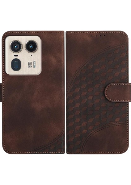 Motorola Moto X50 Ultra Pu Deri Flip Kapak Için Flip Case Darbeye (Yurt Dışından)