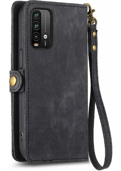Xiaomi Redmi Not 9 Için Flip Case 4g Cüzdan Darbeye Deri Kılıf Kapak (Yurt Dışından)