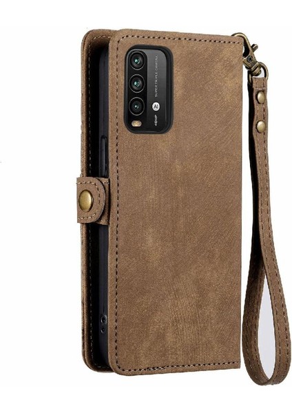 Xiaomi Redmi Not 9 Için Flip Case 4g Cüzdan Darbeye Deri Kılıf Kapak (Yurt Dışından)