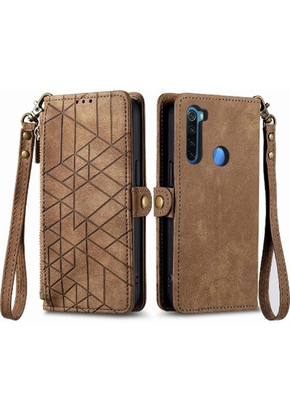 Xiaomi Redmi Not 8 Için Flip Case Basit Iş Kapak Çevirin Cüzdan Kılıf (Yurt Dışından)