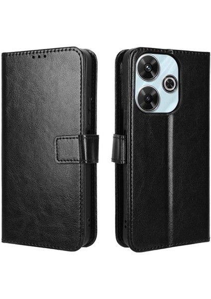 Xiaomi Redmi Için Kılıf 13 4g Manyetik Kart Tutucu Kapak Çevirin Cüzdan (Yurt Dışından)