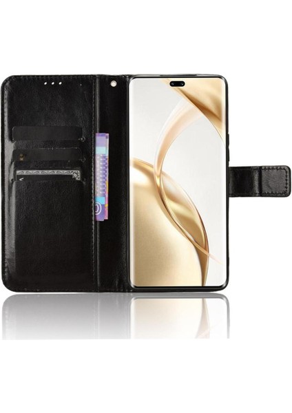 Onur Için Kılıf 200 Pro 5g Kapak Çevirin Cüzdan Kart Tutucu Manyetik (Yurt Dışından) modelleri