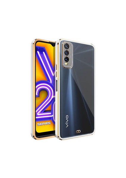 Vivo Y20S Şık ve Parlak Tasarımlı Voit Clear Premium Silikon Kılıf