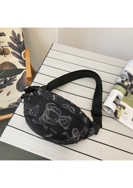 Kanvas Omuz Crossbody Çanta Spor Göğüs Çantası Bel Çantası (Yurt Dışından)