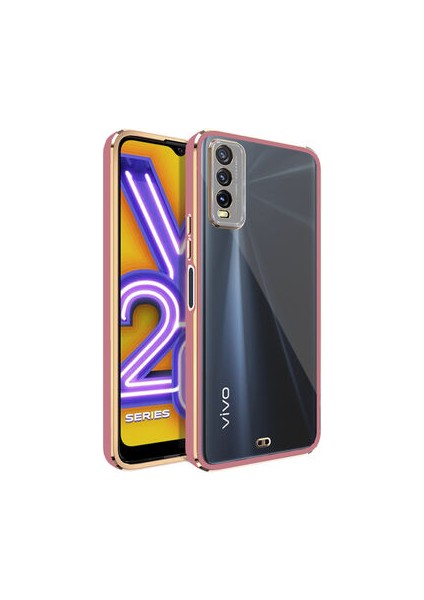 Vivo Y20S Şık ve Parlak Tasarımlı Voit Clear Premium Silikon Kılıf