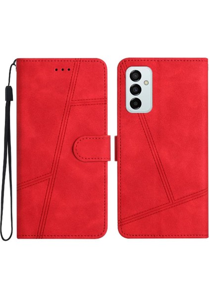 Samsung Galaxy M23 5g Flip Case Için Folio Bilek Kayışı Kart Yuvaları Pu (Yurt Dışından)