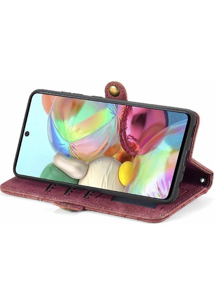 Samsung Galaxy A71 4g Için Flip Case Basit Iş Kapak Darbeye (Yurt Dışından) modelleri