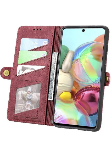 Samsung Galaxy A71 4g Için Flip Case Basit Iş Kapak Darbeye (Yurt Dışından) indirimleri