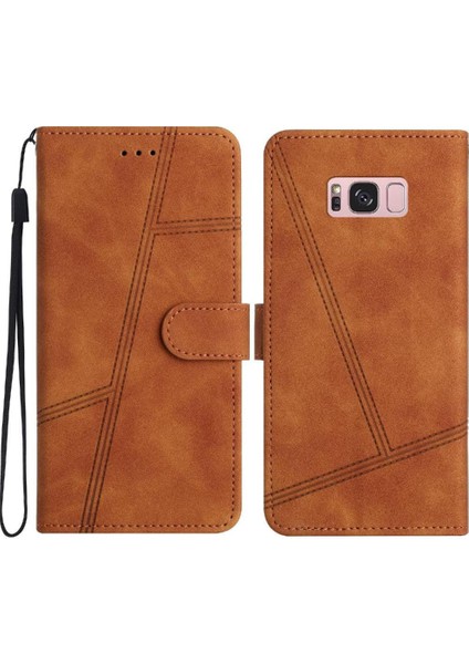 Samsung Galaxy S8 Artı Cüzdan Pu Deri Flip Case Folio Tam (Yurt Dışından)