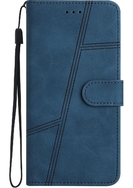 Samsung Galaxy S7 Kenar Cüzdan Için Flip Case Pu Deri Bilek Kayışı Tam (Yurt Dışından)