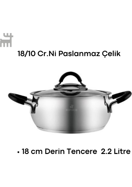 Oyster 8 Parça Tencere Seti Black