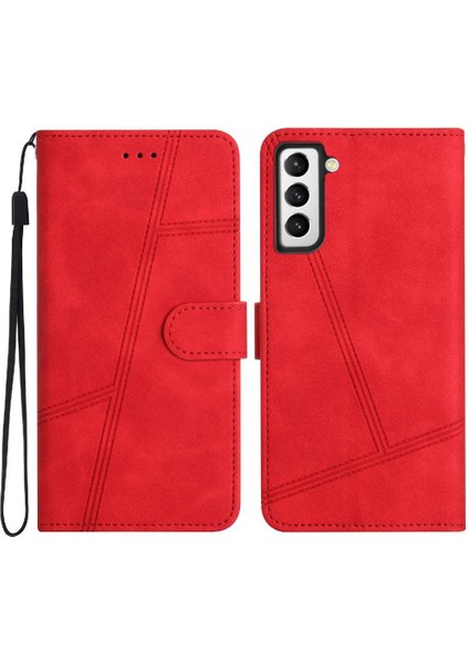 Samsung Galaxy S21 Için Flip Case Kart Yuvaları Tutucu Manyetik Kapak Folio Pu (Yurt Dışından)