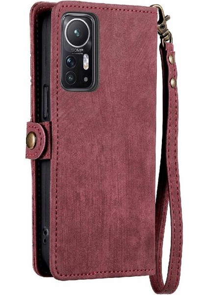 Xiaomi 12 Pro Flip Kapak Için Flip Case Basit Iş Deri Kılıf Cüzdan (Yurt Dışından) indirimleri