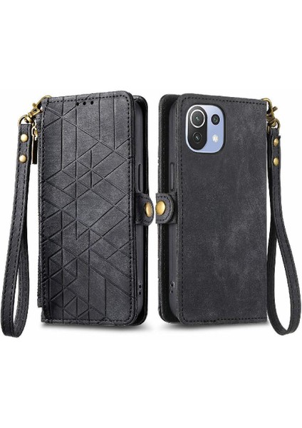 Xiaomi 11 Lite Için Flip Case Kapak Kılıf Cüzdan Darbeye (Yurt Dışından)
