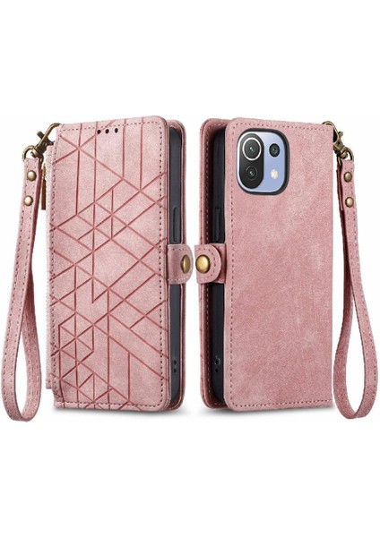 Xiaomi 11 Lite Için Flip Case Kapak Kılıf Cüzdan Darbeye (Yurt Dışından)