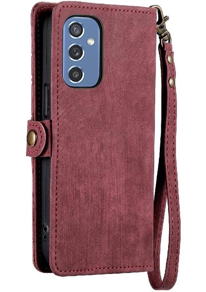 Samsung Galaxy M52 5g Cüzdan Darbeye Basit Iş Için Flip Case (Yurt Dışından)