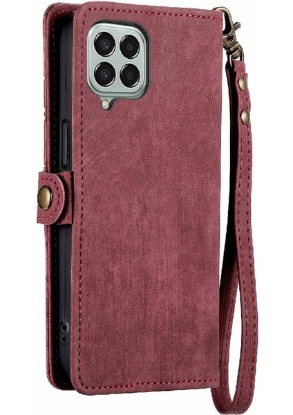 Samsung Galaxy M33 5g Deri Kılıf Için Flip Case Basit Iş Çevirme (Yurt Dışından) modelleri