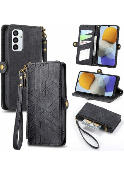 Samsung Galaxy M23 5g Darbeye Deri Kılıf Için Flip Case Basit Flip (Yurt Dışından)
