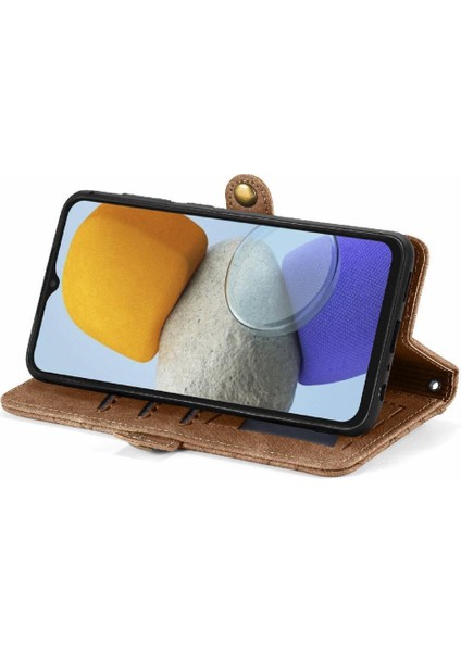 Samsung Galaxy M23 5g Darbeye Deri Kılıf Için Flip Case Basit Flip (Yurt Dışından) fırsatları