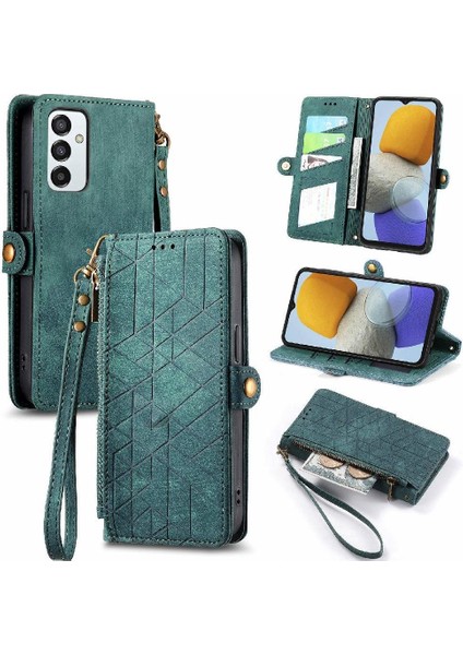 Samsung Galaxy M23 5g Darbeye Deri Kılıf Için Flip Case Basit Flip (Yurt Dışından)