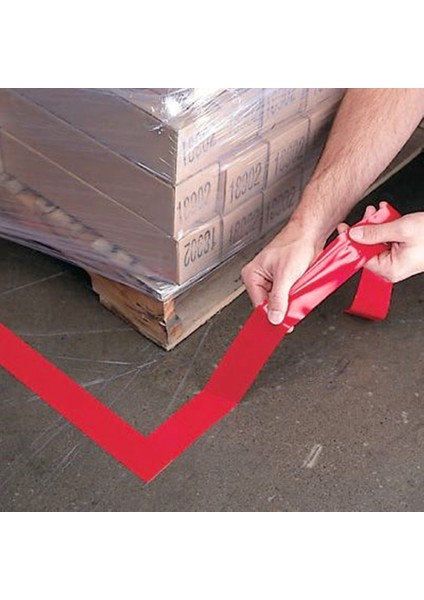 Yer İşaretleme Bandı Kırmızı 5cmx30m Kırmızı Zemin İşaretleme Bandı 50mm modelleri