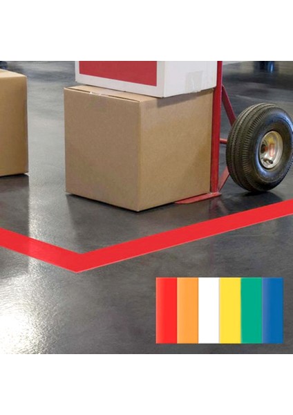 Yer İşaretleme Bandı Kırmızı 5cmx30m Kırmızı Zemin İşaretleme Bandı 50mm indirimleri