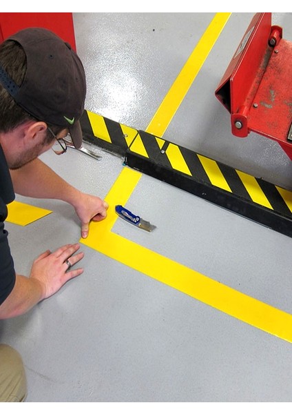 Yer İşaretleme Bandı Sarı 5cmx30m Sarı Zemin Bandı İkaz Bandı Sarı 50MM fiyatları