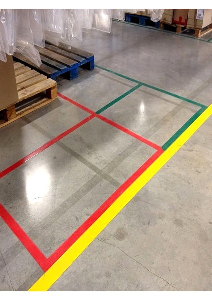 Yer İşaretleme Bandı Sarı 5cmx30m Sarı Zemin Bandı İkaz Bandı Sarı 50MM modelleri