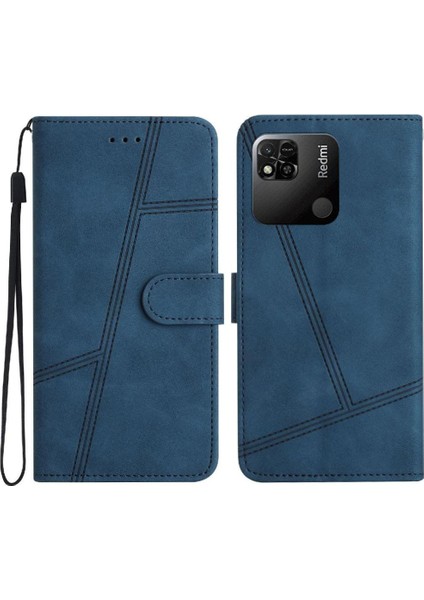 Xiaomi Redmi 9c Için Flip Case Cüzdan Pu Deri Kart Yuvaları Tutucu Manyetik (Yurt Dışından)