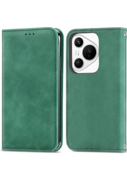 Huawei Pura 70 Için Flip Case Darbeye Kapak Basit Iş Cüzdan (Yurt Dışından)