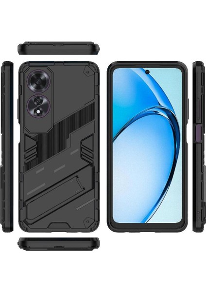 Oppo A60 4g Kickstand Koruyucu Kapak Için Kılıf Sağlam Askeri (Yurt Dışından)