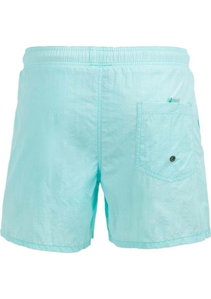 Mint Su Itici Özellikli Naylon Kumaş Düz Renk Basic Erkek Plaj Deniz Şort Mayo - 540-MINT fiyatları