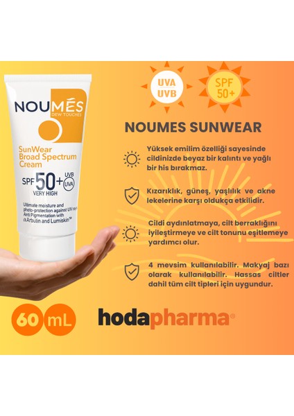 Spf 50+ Leke Karşıtı, Aydınlatıcı, Ton Eşitleyici, Akne Karşıtı, Nemlendirici Güneş Kremi 60 ml