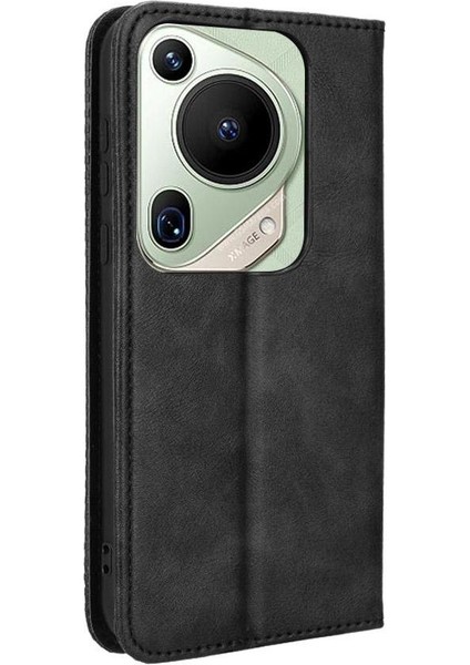 Huawei Pura 70 Ultra Cüzdan Pu Deri Manyetik Kapatma Için Kılıf (Yurt Dışından)