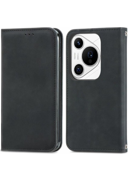 Huawei Pura 70 Pro Için Flip Case Kapak Darbeye Cüzdan Deri (Yurt Dışından)