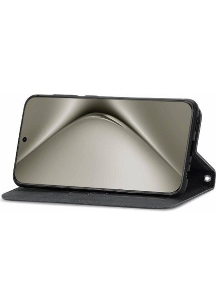 Huawei Pura 70 Pro Için Flip Case Kapak Darbeye Cüzdan Deri (Yurt Dışından)