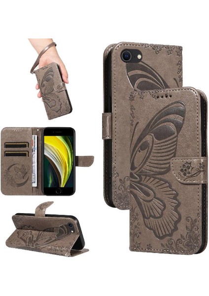 Kredi Kartı Yuvası ile IPhone 6/6s Için Flip Case Yüksek Kalite Deri El (Yurt Dışından)