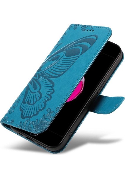 IPhone 6 Için Flip Case Artı/6s Artı Kredi Kartı Yuvası ile Kabartmalı El (Yurt Dışından) indirimleri