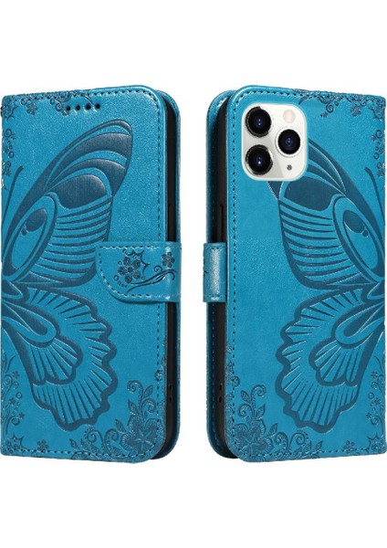 Kredi Kartı Yuvası ile IPhone 11 Pro Max Için Flip Case Ayrılabilir El Yüksek (Yurt Dışından)