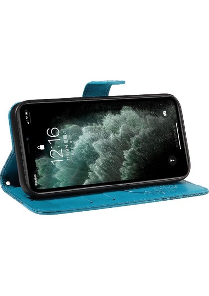 Kredi Kartı Yuvası ile IPhone 11 Pro Max Için Flip Case Ayrılabilir El Yüksek (Yurt Dışından)