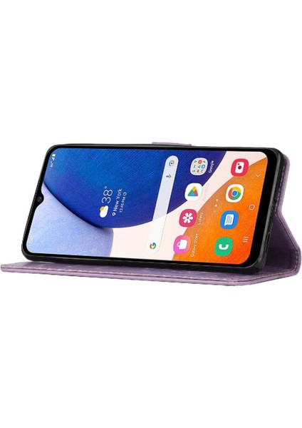 Samsung Galaxy S24 Fe Kart Tutucu Için Flip Case Pu Deri Kickstand Bilek (Yurt Dışından)