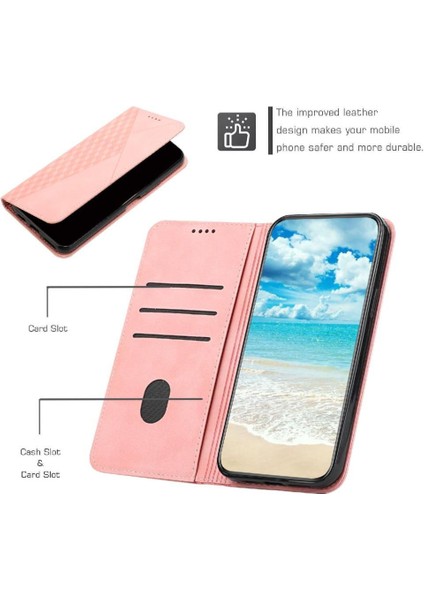 SZY Mall Realme C61 Cüzdan Kickstand Pu Deri Kart Ekleme Için Flip Case (Yurt Dışından)