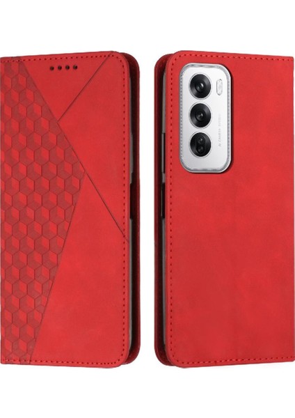 Oppo Oppo 12 5g Kickstand Kart Ekleme Pu Deri Cüzdan Için Flip Case (Yurt Dışından)